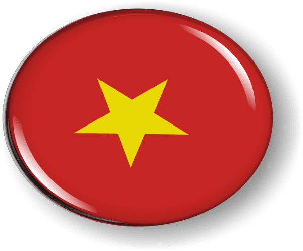 Vietnam - Flag - Country Emblem